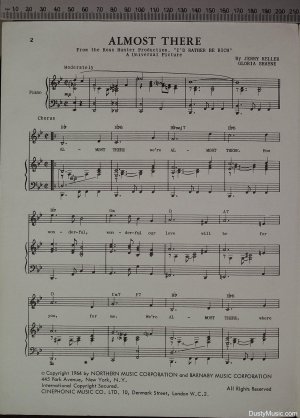 First page of Almost there by Cinephonic Music Co Ltd