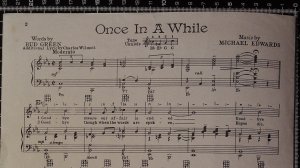 First page of Once in a while by Magna Music Co Ltd