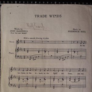 First page of Trade winds by Boosey & Hawkes