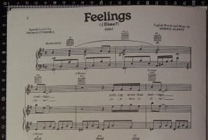 First page of Feelings by EMI