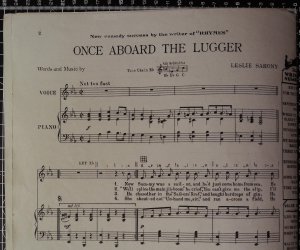 First page of Once aboard the lugger by Lawrence Wright