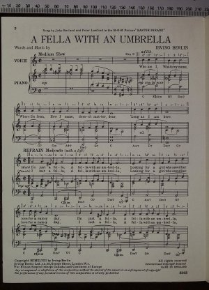 First page of Easter Parade by Chappell