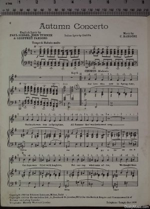 First page of Autumn concerto by Macmelodies