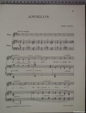 First page of Angelus by Elkin & Co