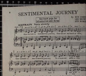 First page of Sentimental journey by Sterling