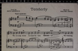 First page of Tenderly by Morris