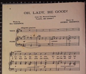 First page of Oh lady be good by Chappell