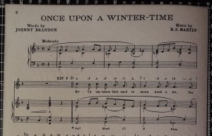 First page of Once upon a winter-time by Cinephonic