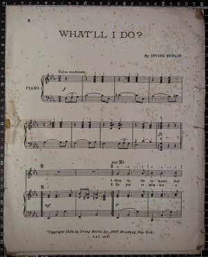 First page of What'll I do by Francis Day & Hunter