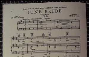 First page of June bride by Feldman