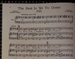 First page of The best is yet to come by Morris