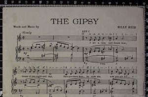 First page of The Gipsy by Peter Maurice