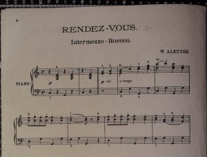 First page of Rendez-vous by Bosworth & Co., Ltd.