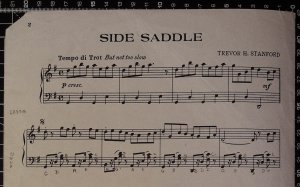 First page of Side Saddle by Mills Music Limited