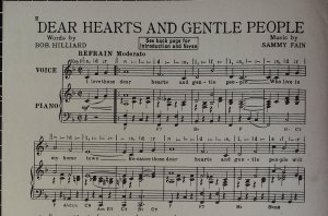 First page of Dear hearts and gentle people by Morris