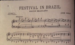 First page of Festival in Brazil by Chappel & Co., Ltd.