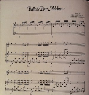 First page of Ballade Pour Adeline by Various