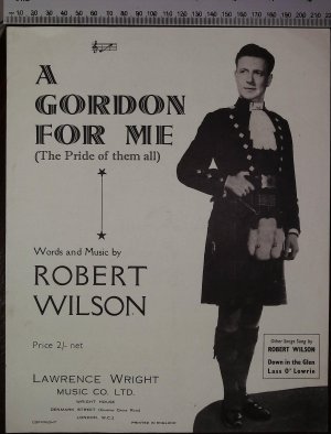 A Gordon for me - Old Sheet Music by Lawrence Wright