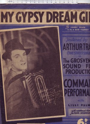 My gypsy dream girl - Old Sheet Music by Irwin Dash Music Co Ltd