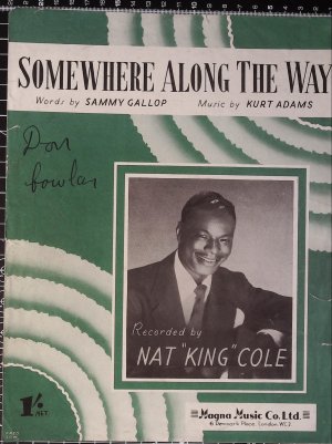 Somewhere along the way - Old Sheet Music by Magna Music Co Ltd