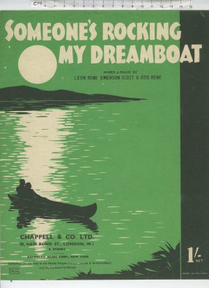 Someone's rocking my dreamboat - Old Sheet Music by Chappell