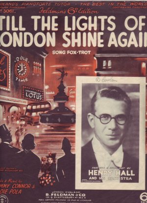 Till the lights of London shine again - Old Sheet Music by Feldman