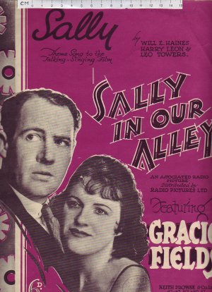 Sally - Old Sheet Music by Keith Prowse & Co Ltd