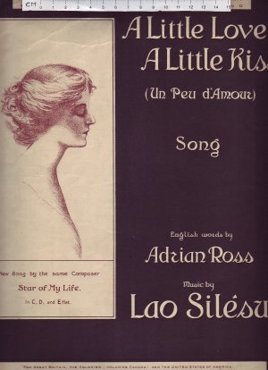 A little love, a little kiss - Old Sheet Music by Chappell