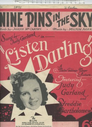 Nine pins in the sky - Old Sheet Music by Sun