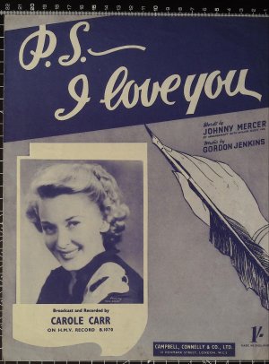 P. S.I love you - Old Sheet Music by Campbell Connelly
