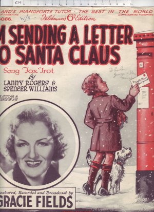 I'm sending a letter to Santa Claus - Old Sheet Music by Feldman