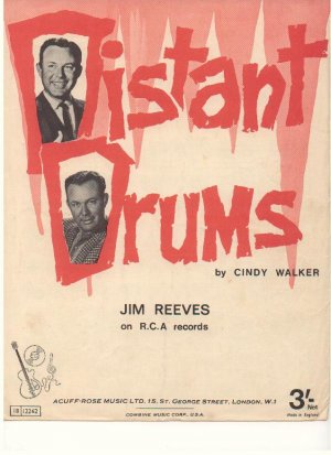 Distant drums - Old Sheet Music by Acuff-Rose Music Ltd