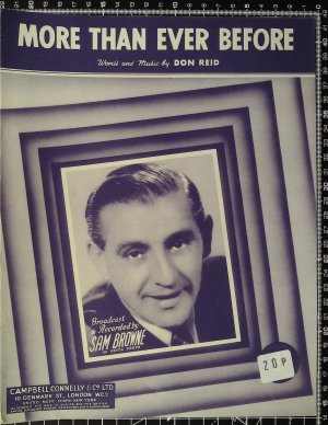 More than ever before - Old Sheet Music by Campbell Connelly