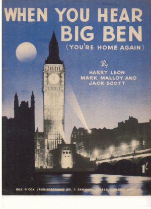 When you hear Big Ben - Old Sheet Music by Box & Cox Publications Ltd