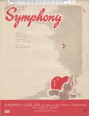Symphony - Old Sheet Music by Chappell
