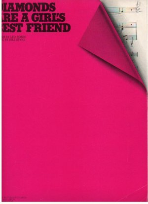 Diamonds are a girl's best friend - Old Sheet Music by Dorsey