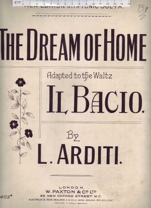 The dream of home - Old Sheet Music by W Paxton