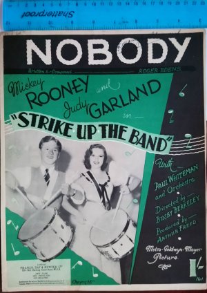 Nobody - Old Sheet Music by Francis Day & Hunter