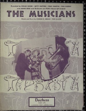 The musicians - Old Sheet Music by Duchess