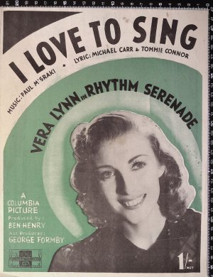I love to Sing - Old Sheet Music by Peter Maurice