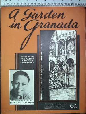 A garden in Granada - Old Sheet Music by Southern