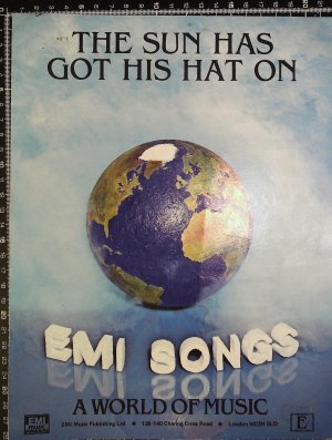 The sun has got his hat on - Old Sheet Music by EMI