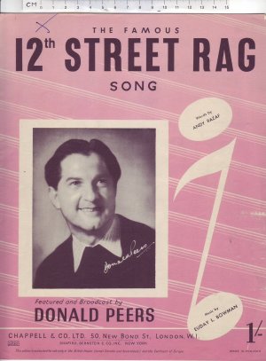 12th Street rag - Old Sheet Music by Chappell