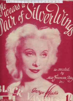A pair of silver wings - Old Sheet Music by Peter Maurice