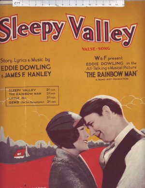 Sleepy valley - Old Sheet Music by Chappell