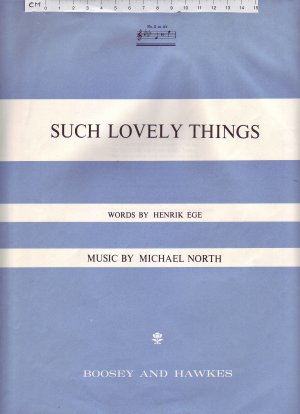 Such lovely things - Old Sheet Music by Boosey & Hawkes