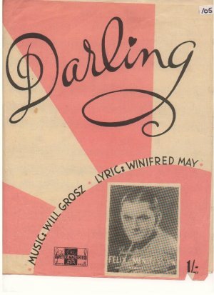 Darling - Old Sheet Music by Peter Maurice