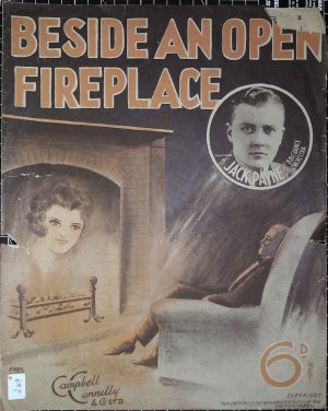 Beside an open fireplace - Old Sheet Music by Campbell Connelly