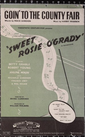 Goin' to the country fair - Old Sheet Music by Bradbury Wood