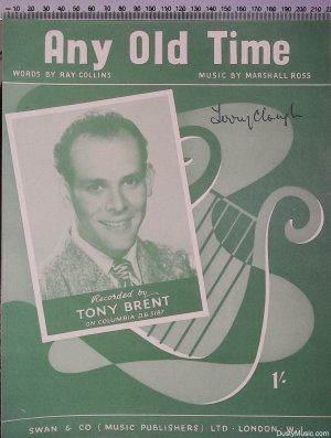 Any old time - Old Sheet Music by Swan & Co (Music Publishers) Ltd
